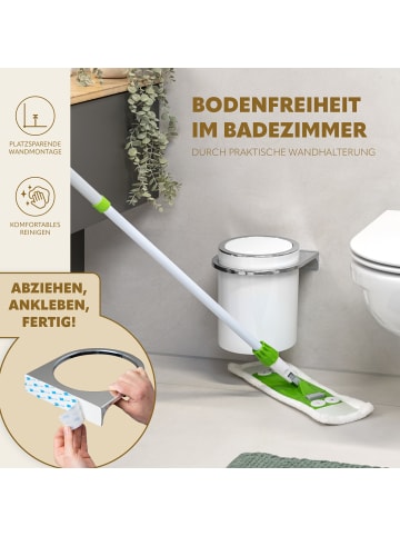 bremermann Badezimmer-Set, Zubehör-Set 2-tlg., Kunststoff, Savona weiß
