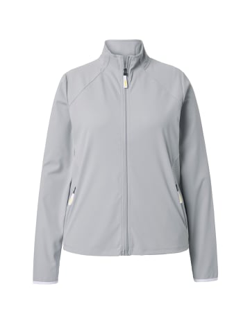 Ulla Popken Sweatjacke in aschgrau