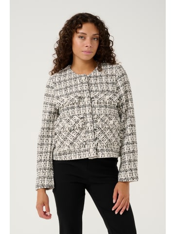 CULTURE Jacke CUcoca Classic fit in Black/White Check