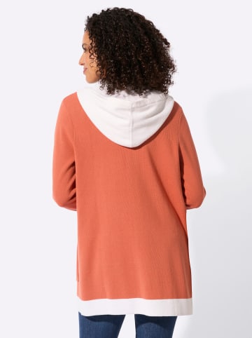 WITT WEIDEN Long-Strickjacke in papaya-ecru