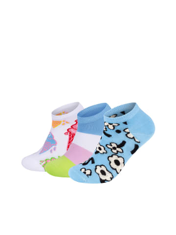 Happy Socks Socken 3-Pack Low Dancing Flower-Ice Cream-Stripe Socks in multi_coloured