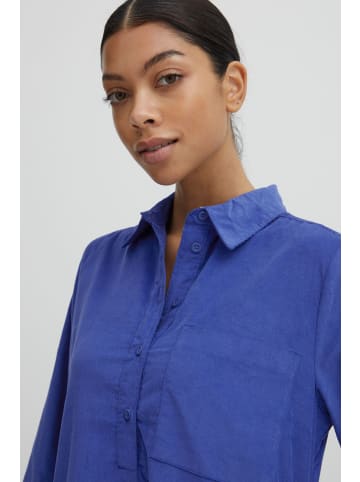 b.young Blusenkleid BYDINIA LONG SHIRT - in blau