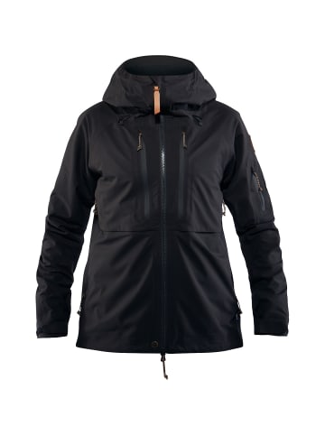 FJÄLLRÄVEN Outdoorjacke Keb Eco-Shell Jacket W in Schwarz