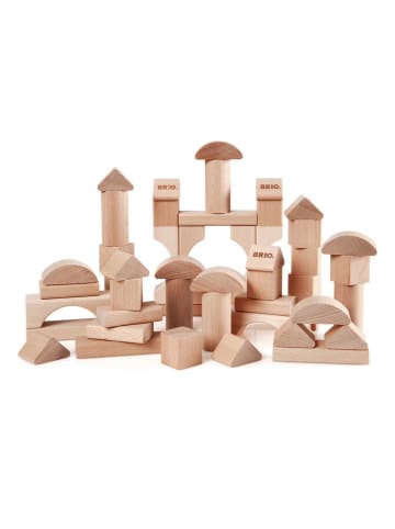 Brio Denkspiel BRIO Infant/ Toddler - Natur Holzbausteine, 50 Teile Ab 12 Monate in bunt