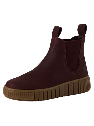 Tamaris Chelsea Boot in BORDEAUX