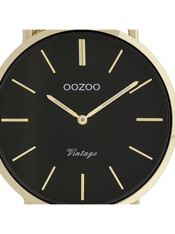 Oozoo Armbanduhr Oozoo Vintage Series gold mittel (ca. 36mm)