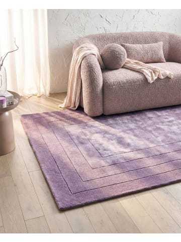 Beliani Kurzflor AMADO in Violett - (W) 160 x (L) 230 cm