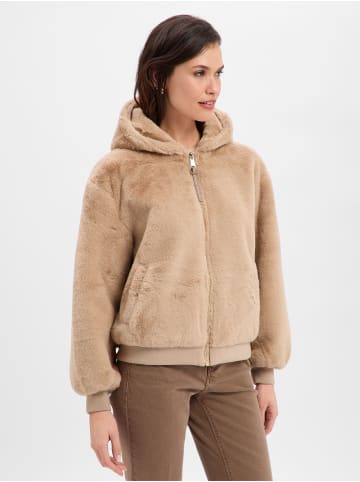 NÜMPH Teddyfelljacke NUMouris in taupe - 0001