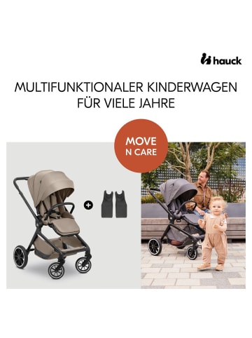 Hauck Buggy Move N Care 2in1 Travel Set - Dark in brown