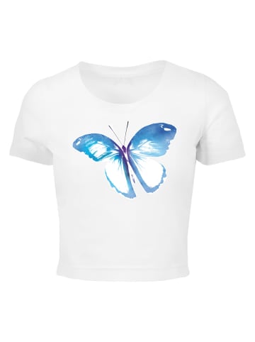 Mister Tee Cropped Tees in white