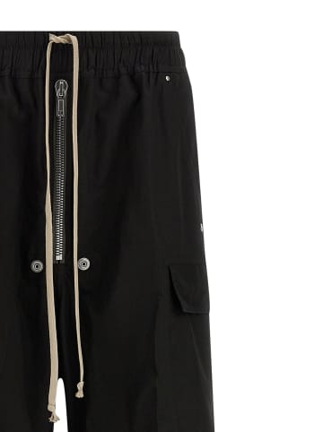 Rick Owens Schwarz Baumwolle Cargo Hose