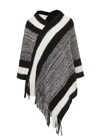 ALARY Poncho in Schwarz