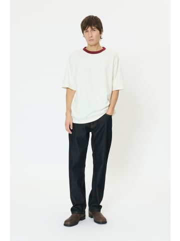 Matinique T-shirt MAhudson Gerade Passform in Off White