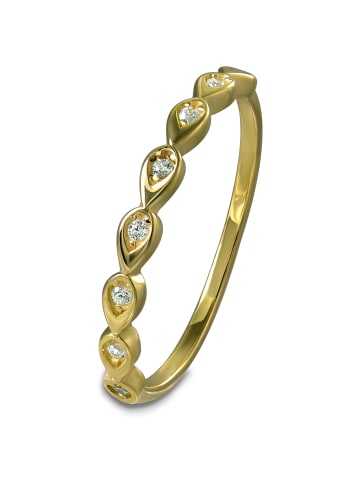 GoldDream Goldring 333 Gelbgold - 8 Karat Drops Größe 62 (19,7) Ringe