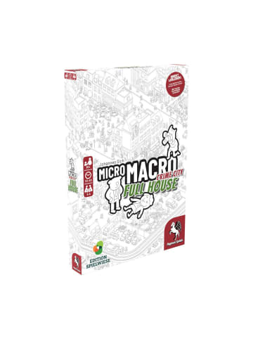 Pegasus Brettspiel MicroMacro: Crime City 2 - Full House (Edition Spielwiese) - ab 10 J