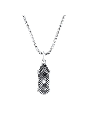 s.Oliver Halskette mit Anhänger in Silber – (L)43cm