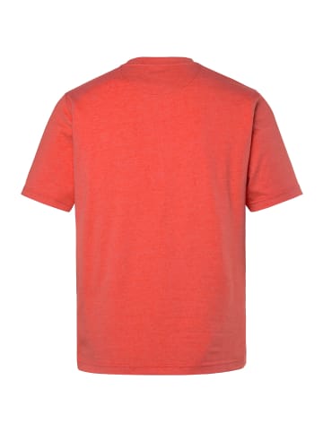 Men Plus Kurzarm T-Shirt in koralle