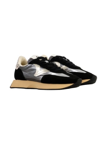 Victoria Niedrige Sneakers aus Leder Schwarz