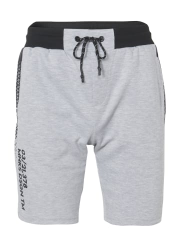 KOROSHI JOGGER INTERLOCK SHORTS in grau