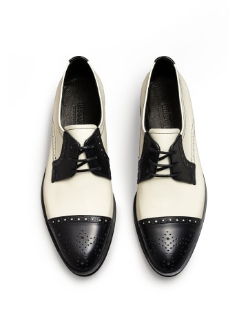 LLOYD Schuhe Eleganter Schnürhalbschuh in weiss
