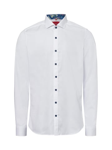 Finshley & Harding Hemd in weiß marine