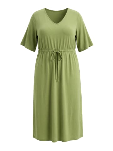 Ulla Popken Midikleid in grasgrün