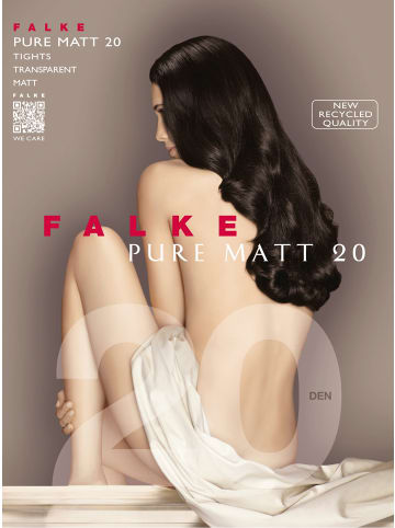 Falke Pure Matt 20 DEN  Strumpfhose in Marine