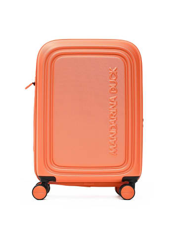 Mandarina Duck Logoduck 4-Rollen Kabinentrolley 55 cm in pumpkin
