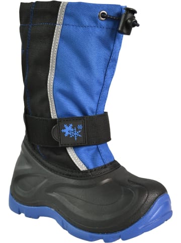 Normani Outdoor Sports Kinder Winterstiefel für Jungen in Royalblau/Schwarz