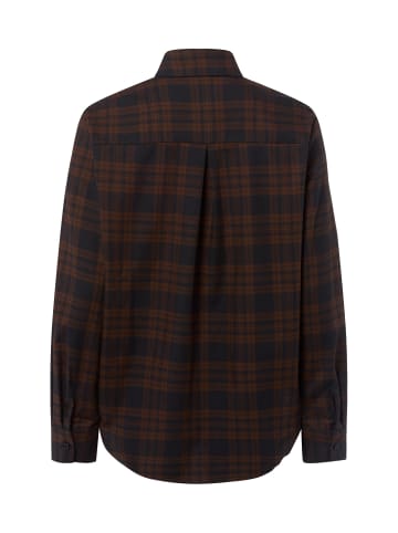 Marie Lund Bluse in marine schoko - 0002