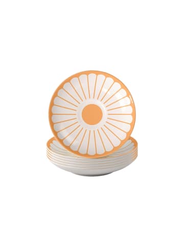 Villeroy & Boch 6er Set Espressountertassen Fleur Couleur in ø 11,7 cm in Soleil