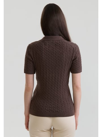 Felix Hardy Polo Shirt Kurzarm in braun