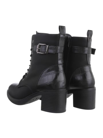 Ital-Design Stiefelette in Schwarz