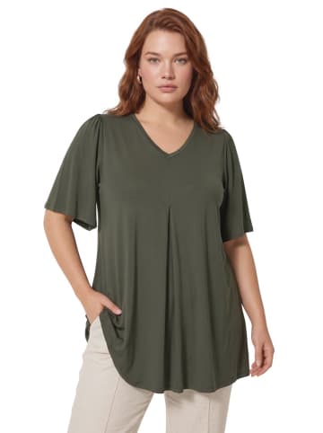 Shape Of You Blouse in Khaki