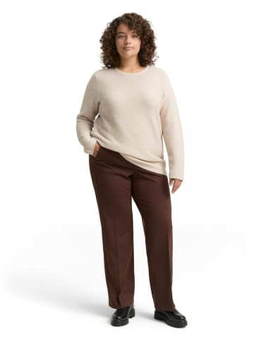 Tom Tailor 2 in 1 Pullover für Damen in beige