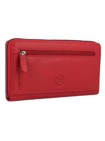 Bugatti Mira Geldbörse RFID Schutz Leder 19 cm rot