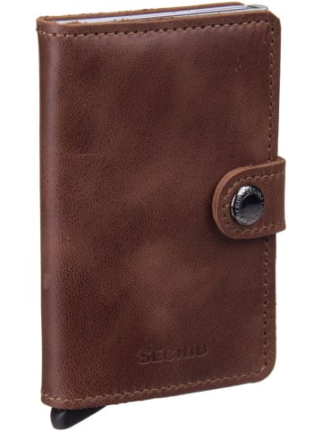 Secrid Geldbörse Miniwallet Vintage in Brown