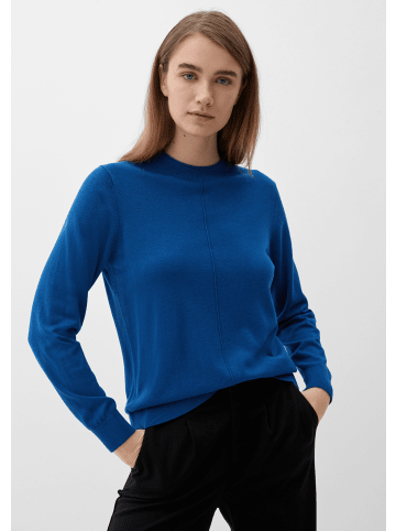 S. Oliver Strickpullover langarm in Blau