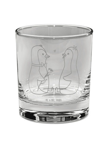 Mr. & Mrs. Panda Tumbler Pinguin Pärchen ohne Spruch in Transparent