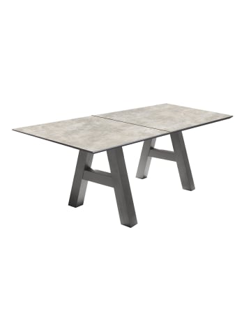 58 aufm Kessel ESSTISCH ausziehbar Elia 5 160 x 90 x 75 Esszimmertisch Graphit/Keramik Hell