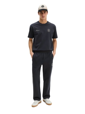 Marc O'Polo MOP Club '67 Football T-Shirt, Heavy Jersey, Oversize in Dark Navy