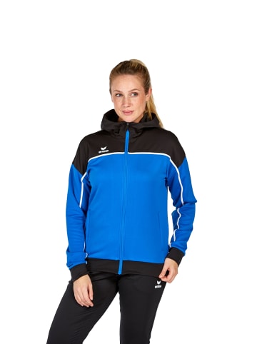 erima Damen Change By Erima Trainingsjacke mit Kapuze in new royal/schwarz/weiss