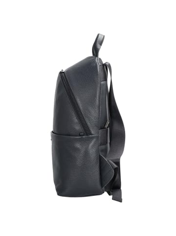 Mandarina Duck Mellow Leather - Rucksack 34 cm (nero) in dress blue