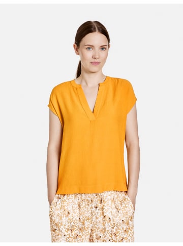 TAIFUN T-Shirt Kurzarm Rundhals in Golden Honey