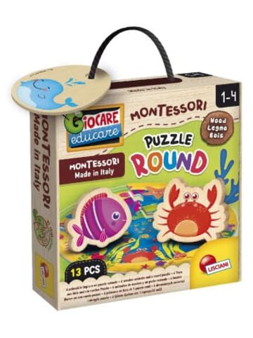 Liscianigiochi Spiel - Montessori Wood Puzzle Round