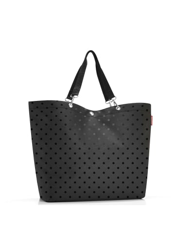 Reisenthel XL - Shopper 65 cm (summerstripes coffee) in glossy dots black