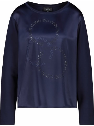 monari Rundhalspullover für Damen in dunkel-blau