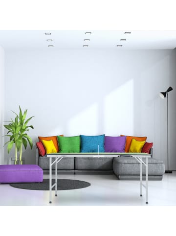 relaxdays Tischtennisplatte in Grün - (B)70 x (H)70 x (T)150 cm