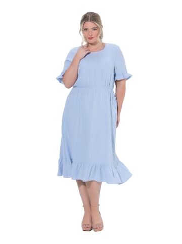 MIAMODA Midikleid in quellenblau