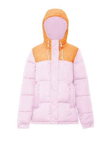 myMo Wattierte Steppjacke in Süßes Pink Aprikose